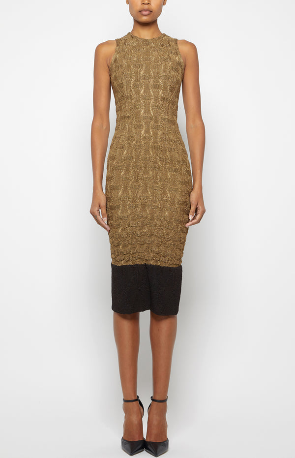 prabal gurung TUBE DRESS TOAST / BROWN