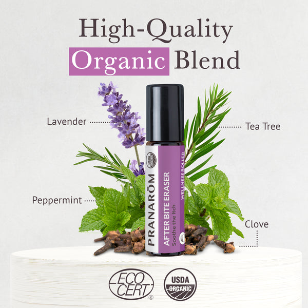Pranarôm After Bite Eraser Roller Essential Oil Wellness Blend - Organic