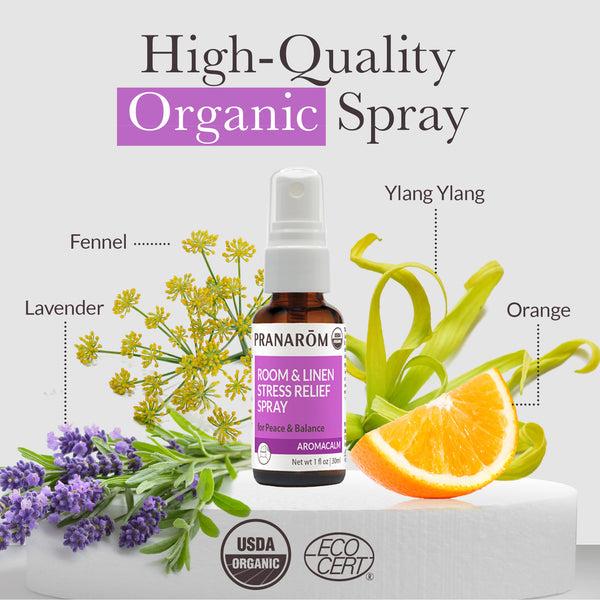 Pranarôm Aromacalm Room & Linen Stress Relief Spray - Organic