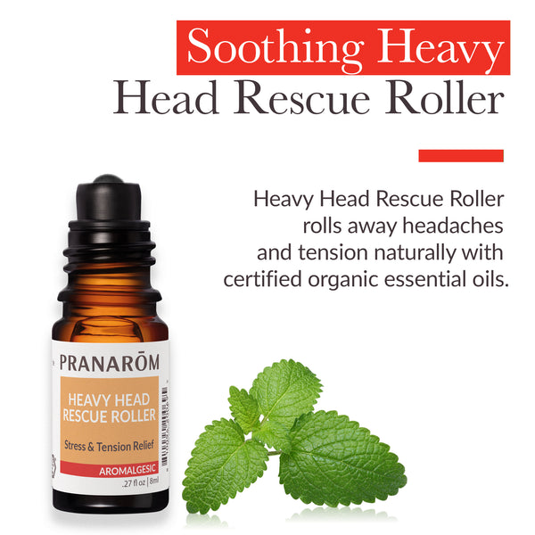 Pranarôm Aromalgesic Heavy Head Rescue Roller - Organic