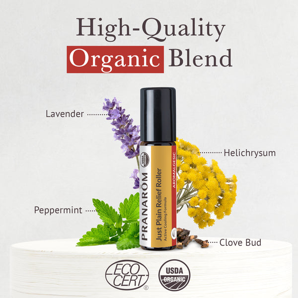 Pranarôm Aromalgesic Just Plain Relief Roller - Organic