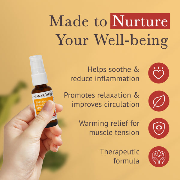 Pranarôm Aromalgesic Warming Muscle Rescue Oil - Organic