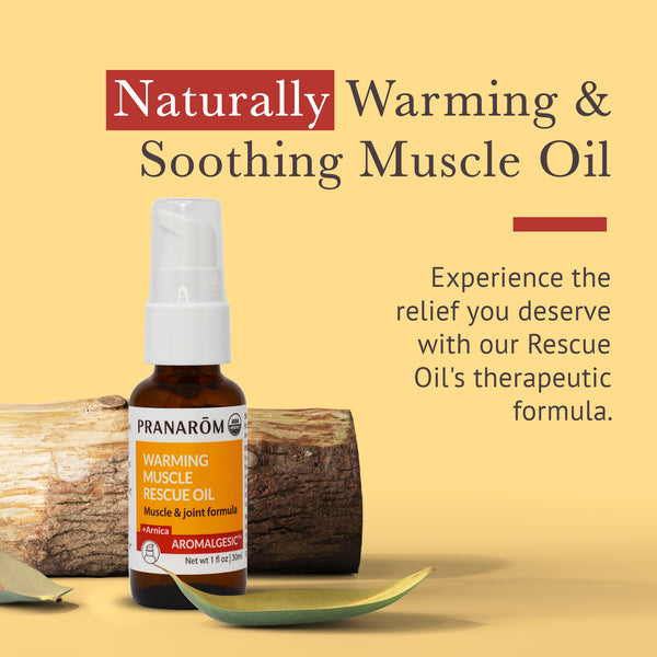 Pranarôm Aromalgesic Warming Muscle Rescue Oil - Organic