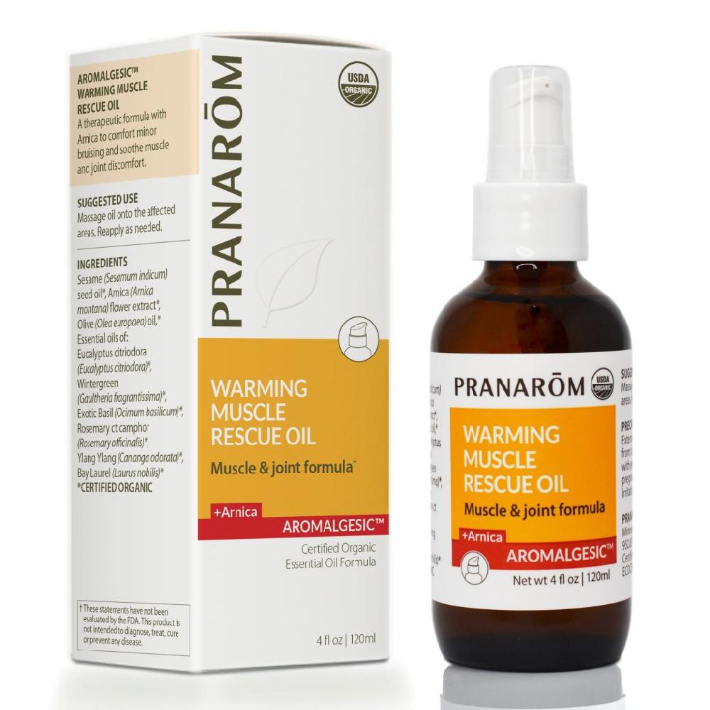 pranarôm Aromalgesic Warming Muscle Rescue Oil - Organic