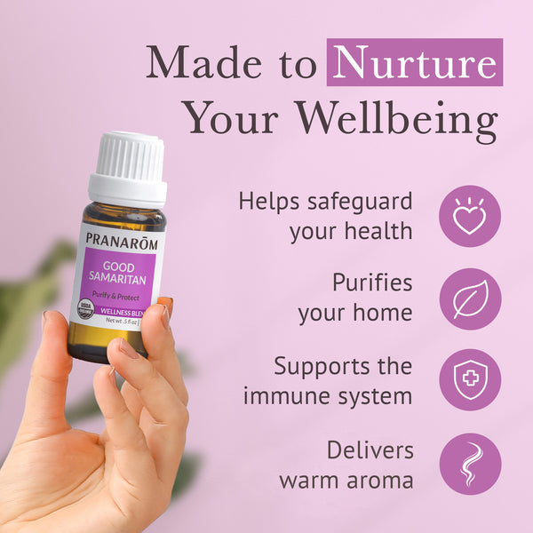Pranarôm Good Samaritan Essential Oil Wellness Blend - Organic
