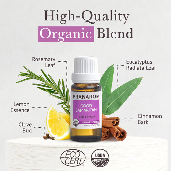 Pranarôm Good Samaritan Essential Oil Wellness Blend - Organic