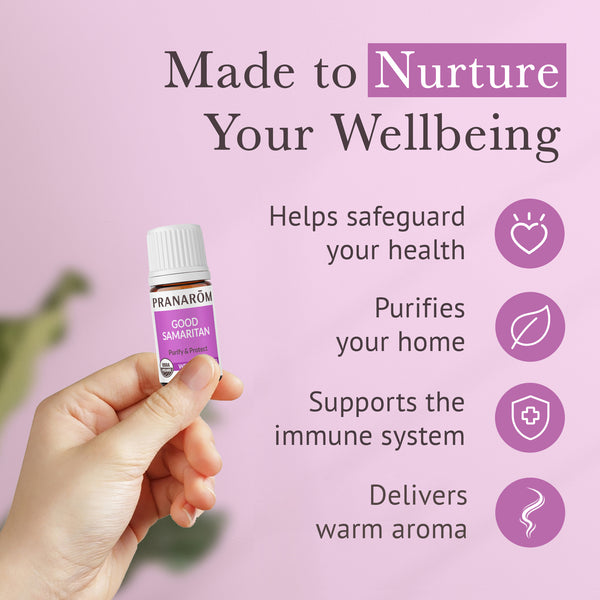Pranarôm Good Samaritan Essential Oil Wellness Blend - Organic