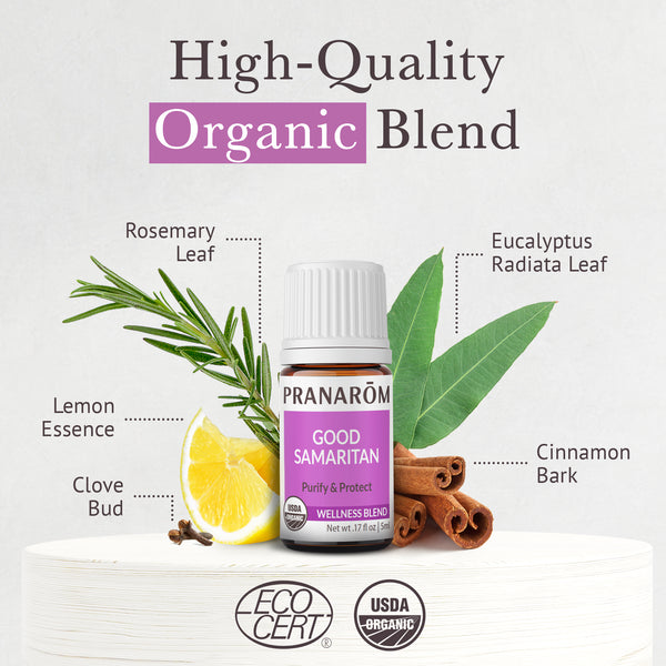 Pranarôm Good Samaritan Essential Oil Wellness Blend - Organic