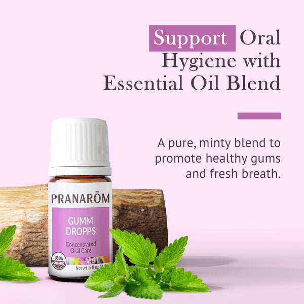 Pranarôm Gumm Dropps Essential Oil Wellness Blend - Organic