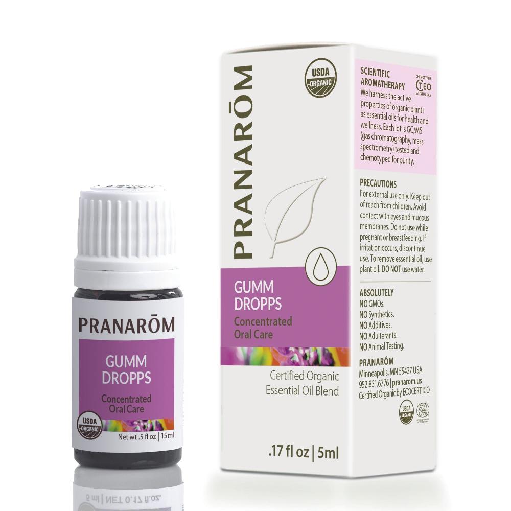 pranarôm Gumm Dropps Essential Oil Wellness Blend - Organic