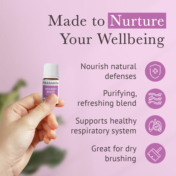 Pranarôm Immunity Boost Essential Oil Wellness Blend - Organic