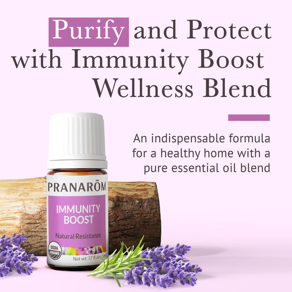 Pranarôm Immunity Boost Essential Oil Wellness Blend - Organic