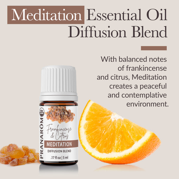 Pranarôm Meditation Essential Oil Diffusion Blend - Organic