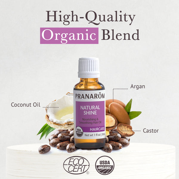Pranarôm Natural Shine Essential Oil Wellness Blend - Organic
