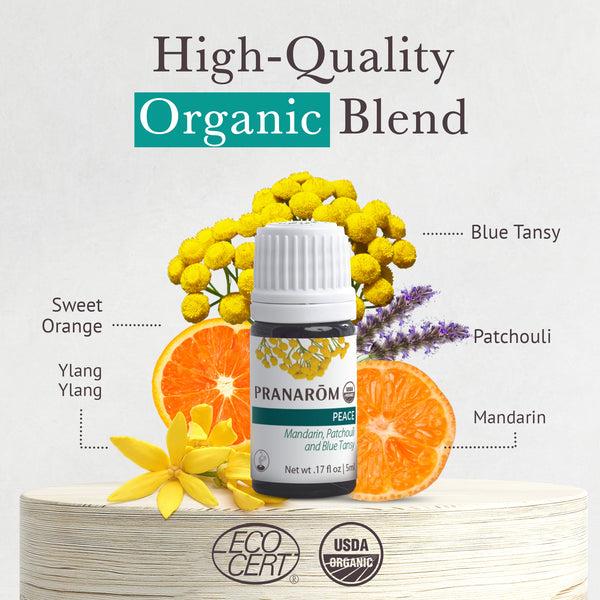 Pranarôm Peace Essential Oil Diffusion Blend - Organic