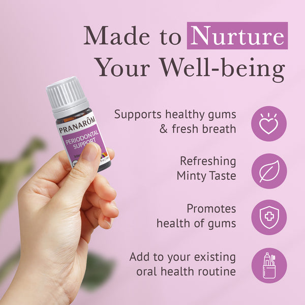Pranarôm Periodontal Support Essential Oil Wellness Blend - Organic