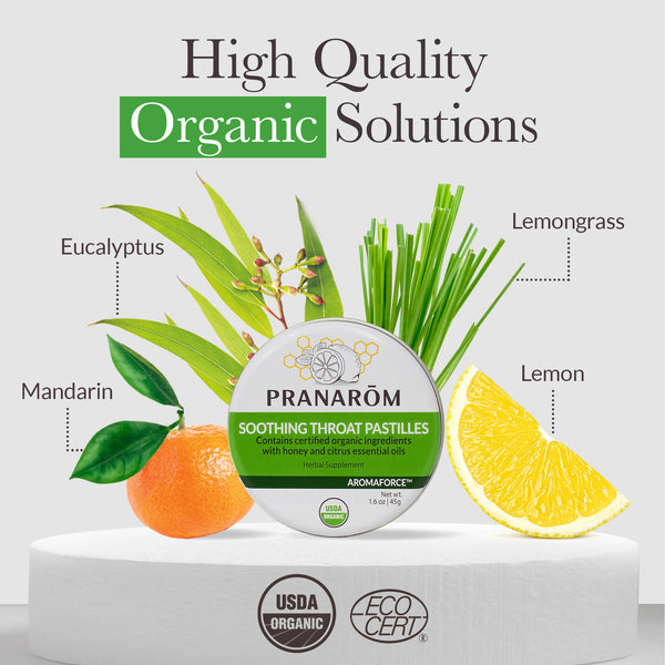 Pranarôm Aromaforce Soothing Throat Pastilles