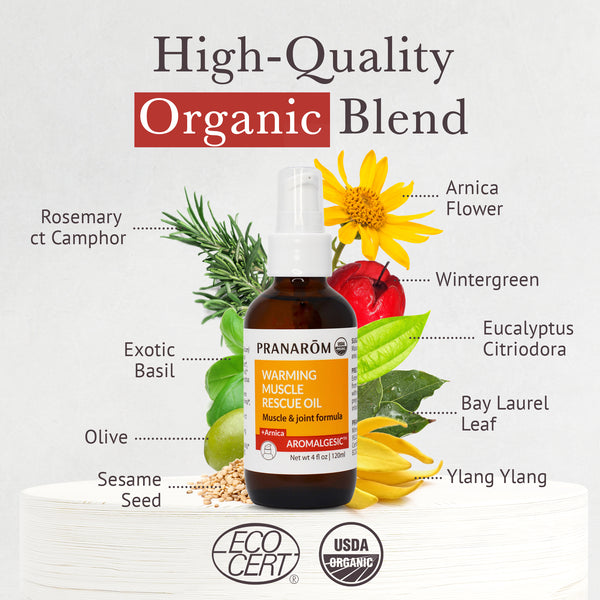 Pranarôm Aromalgesic Warming Muscle Rescue Oil