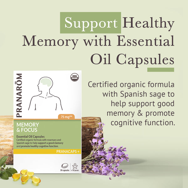 Pranarôm Memory & Focus Pranacaps - Organic