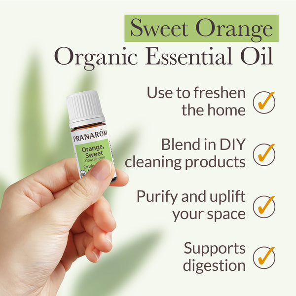Pranarôm Orange Sweet Essential Oil - Organic