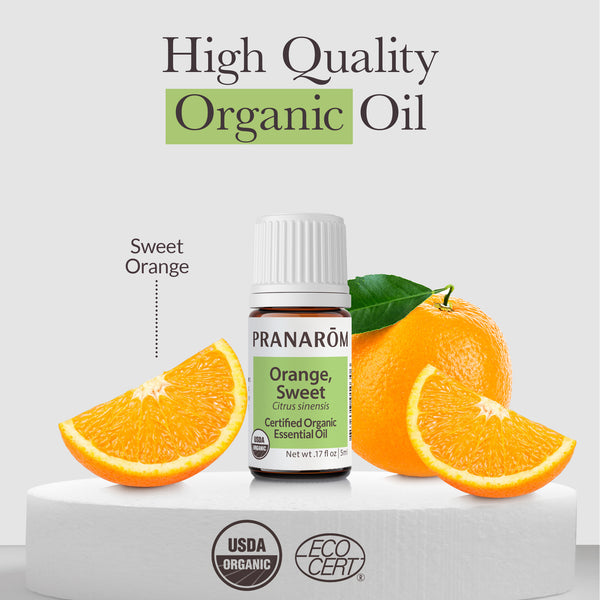 Pranarôm Orange Sweet Essential Oil - Organic