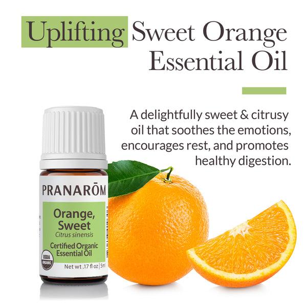 Pranarôm Orange Sweet Essential Oil - Organic