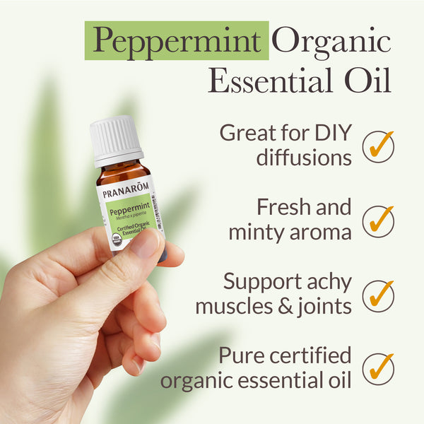 Pranarôm Peppermint Essential Oil - Organic