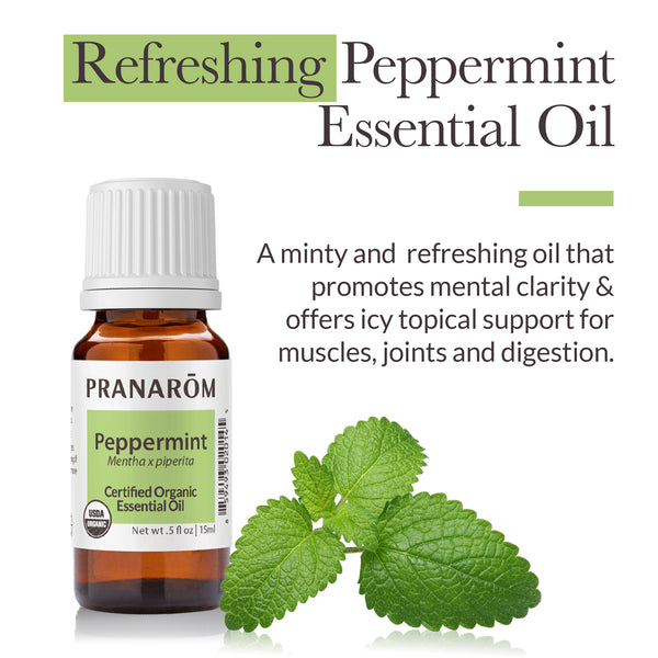 Pranarôm Peppermint Essential Oil - Organic