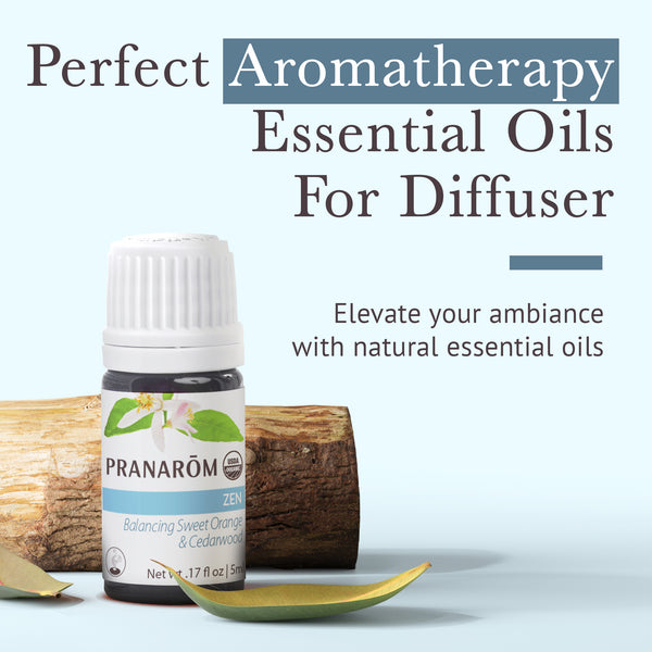 Pranarôm Zen Essential Oil Diffusion Blend - Organic