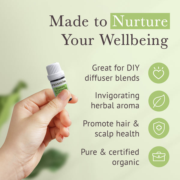 Pranarôm Rosemary Ct 1 8 Cineole Essential Oil - Organic
