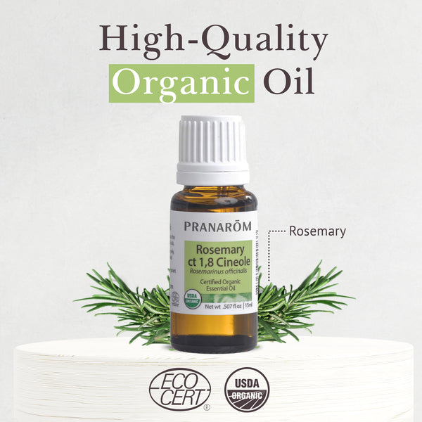 Pranarôm Rosemary Ct 1 8 Cineole Essential Oil - Organic