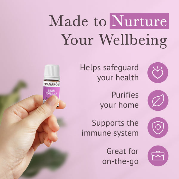 Pranarôm Sinus Formula Essential Oil Wellness Blend - Organic