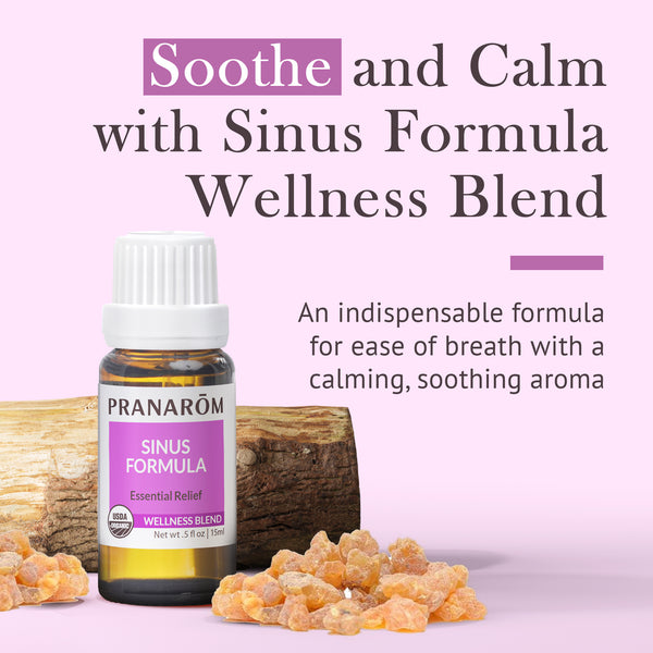 Pranarôm Sinus Formula Essential Oil Wellness Blend - Organic