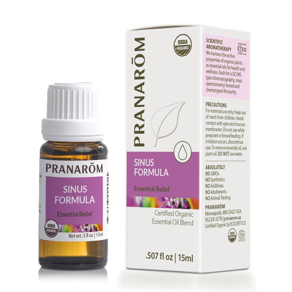 pranarôm Sinus Formula Essential Oil Wellness Blend - Organic