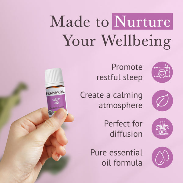 Pranarôm Sleep Aid Essential Oil Wellness Blend - Organic