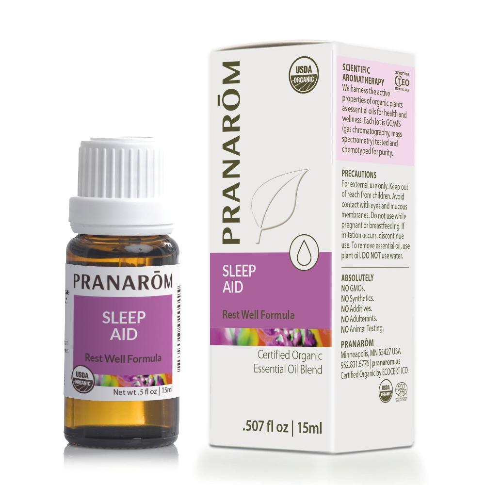 pranarôm Sleep Aid Essential Oil Wellness Blend - Organic
