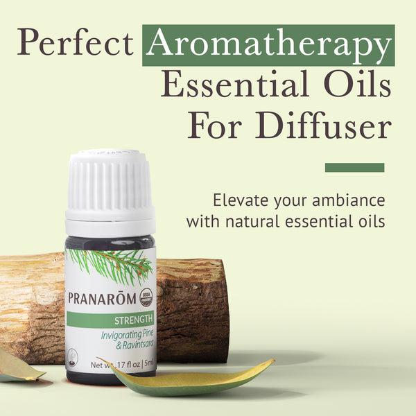 Pranarôm Strength Essential Oil Diffusion Blend - Organic