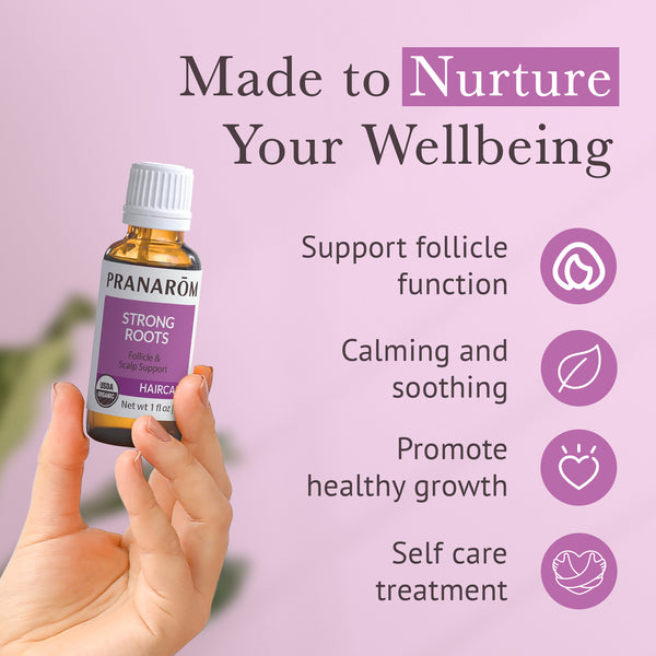 Pranarôm Strong Roots Essential Oil Wellness Blend - Organic