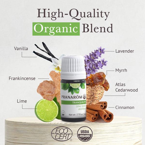Pranarôm Tranquility Essential Oil Diffusion Blend - Organic