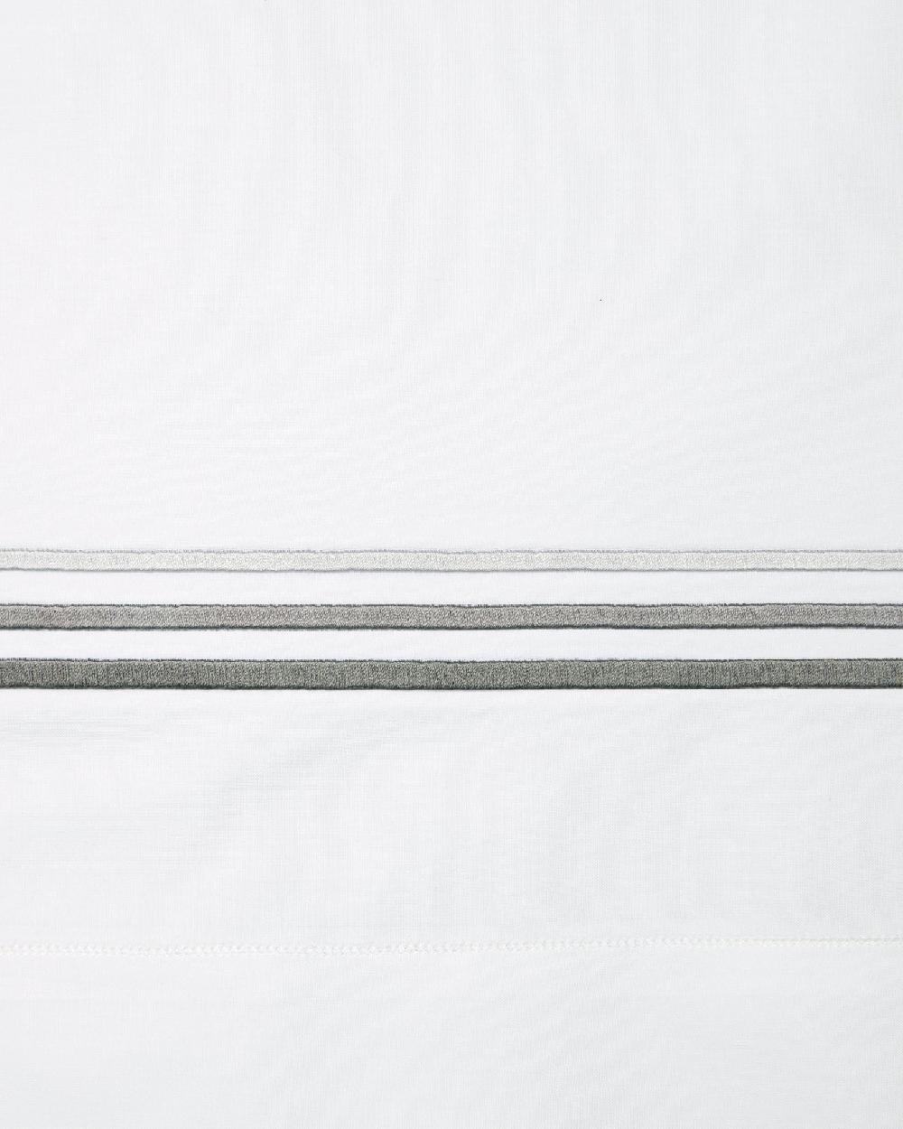 pratesi Tre Righe Ombre Flat Sheet