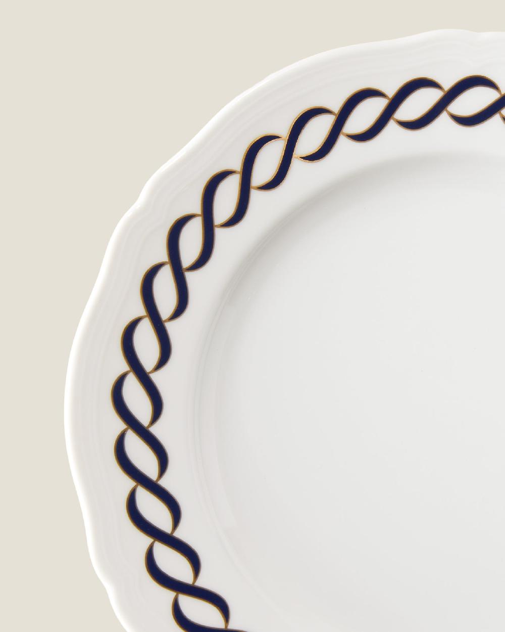 pratesi Pratesi x Ginori 1735 Treccia Dessert Plates