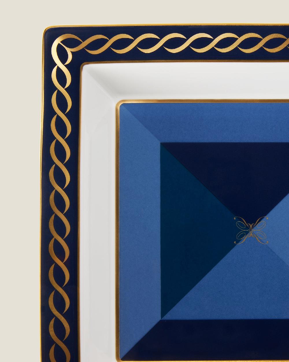 pratesi Pratesi x Ginori 1735 Treccia Vide Poche - Navy
