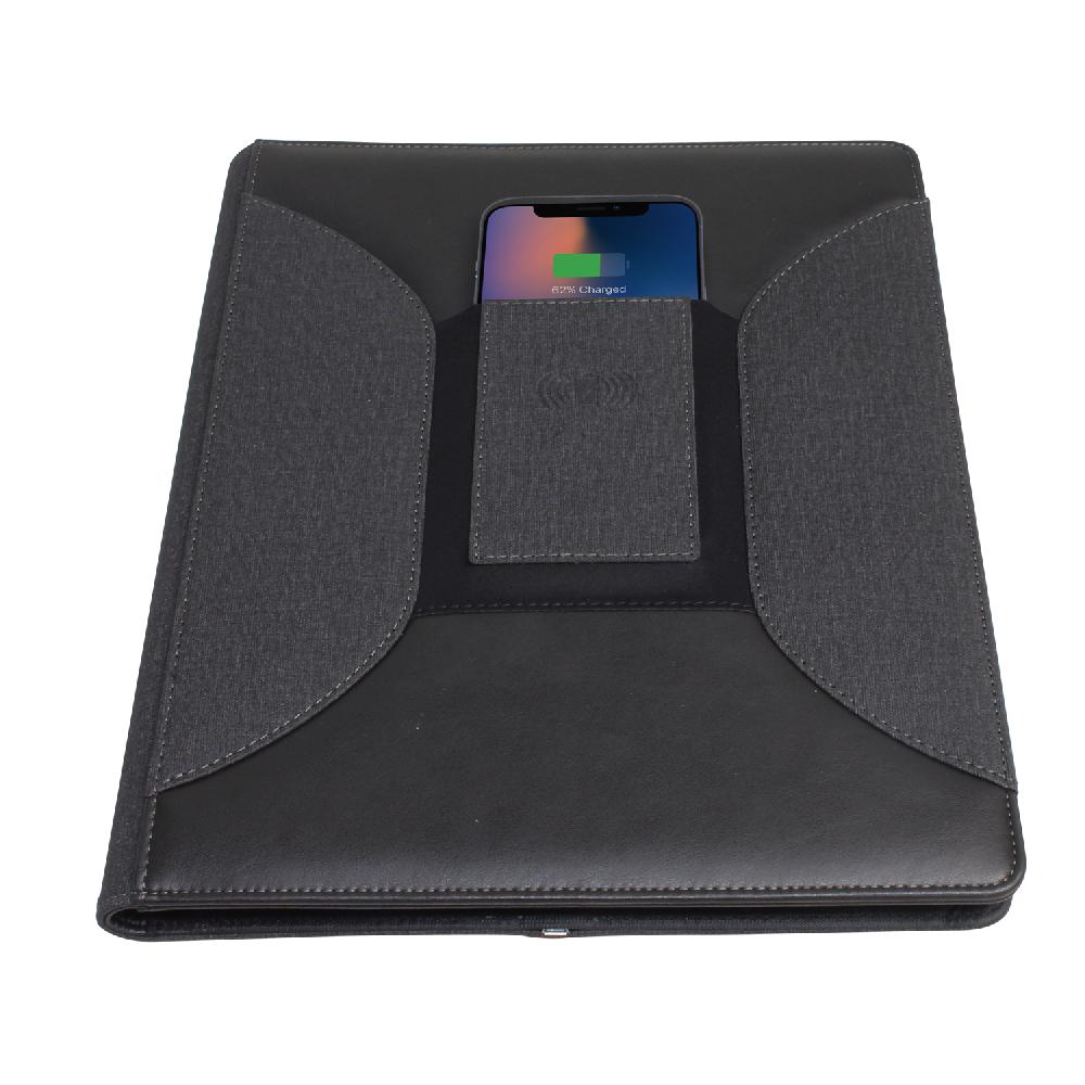 Preferred Nation Harvard Wireless Power Bank Padfolio