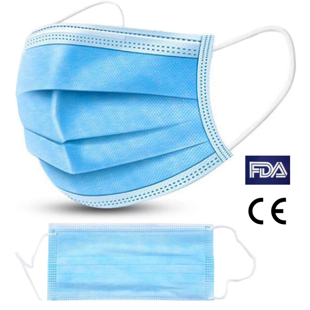 preferred nation 3 Ply Disposable Facemask