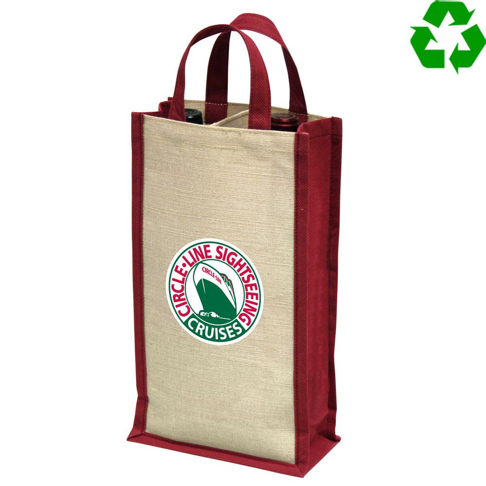 preferred nation ECO Dual-Bottle Wine Tote