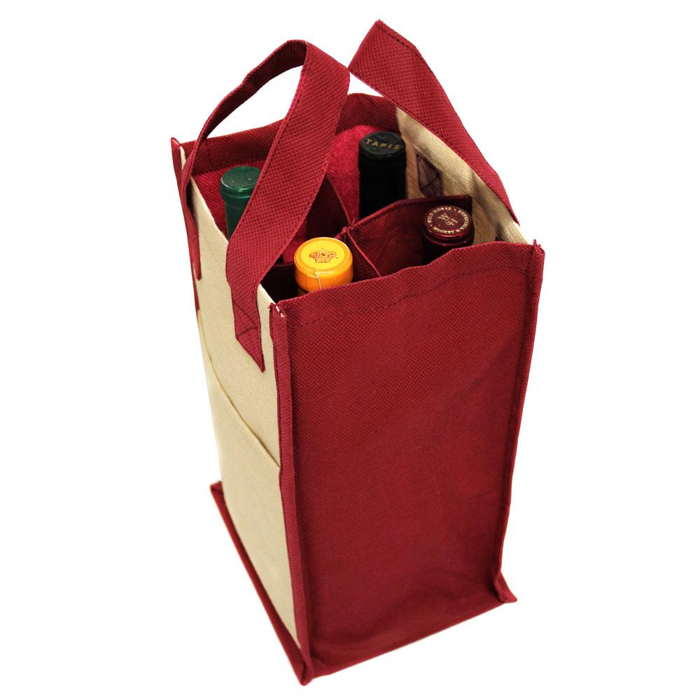 Preferred Nation ECO Four-Bottle Wine Tote