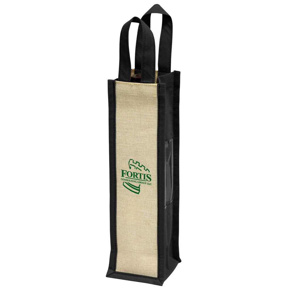 Preferred Nation ECO Single Bottle Wine Tote