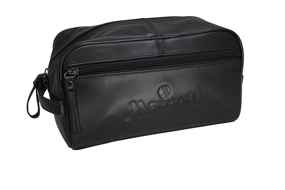 preferred nation Leather Toiletry Dopp Kit