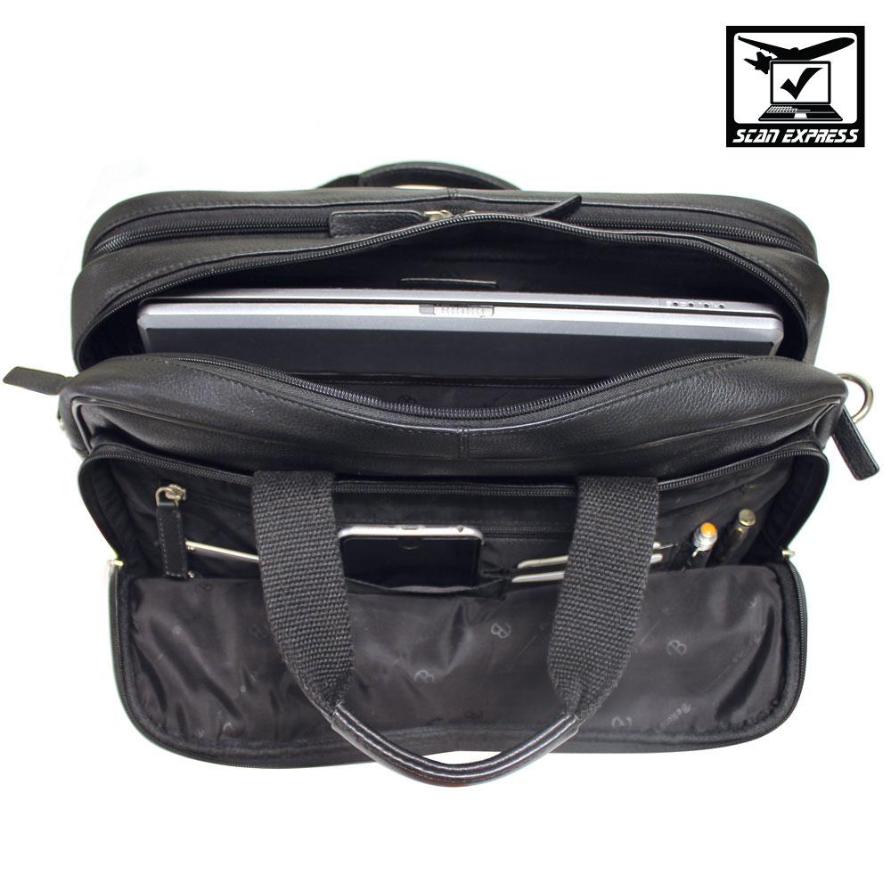 Preferred Nation Leather TSA Computer Case