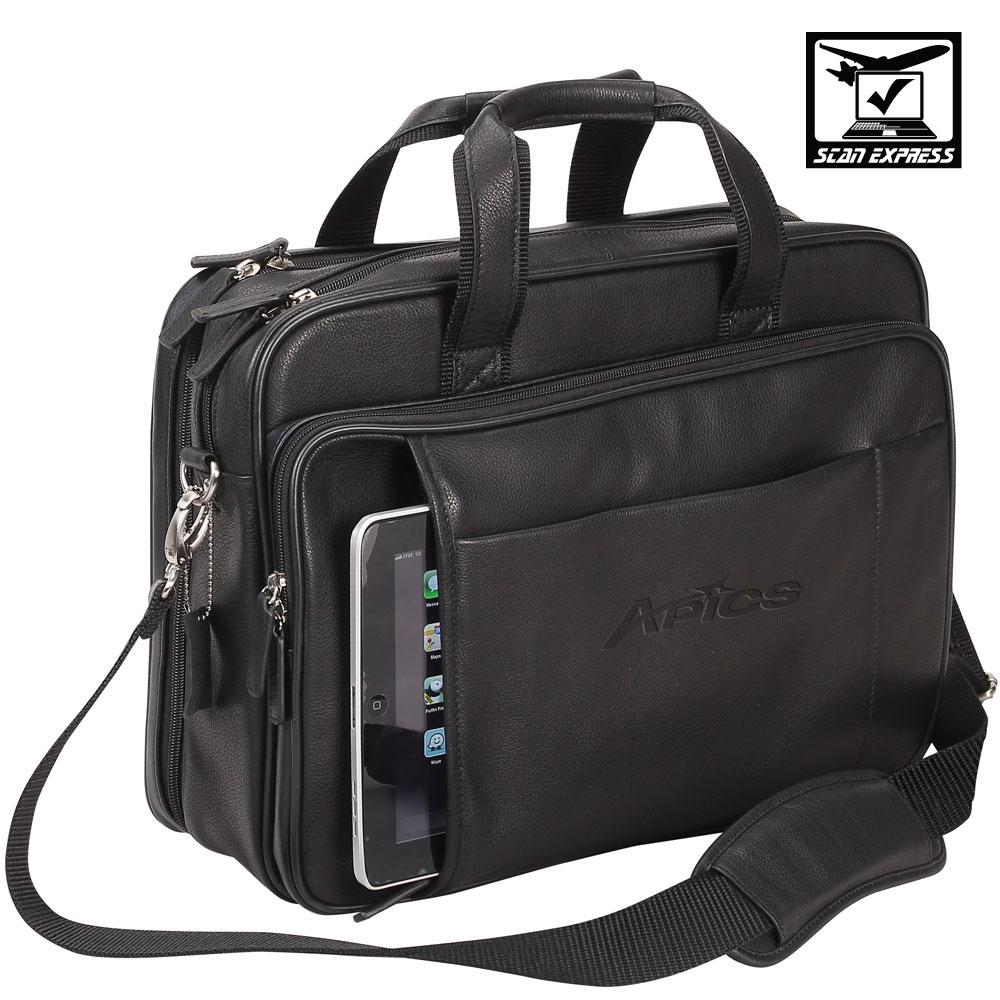preferred nation Leather TSA Computer Case